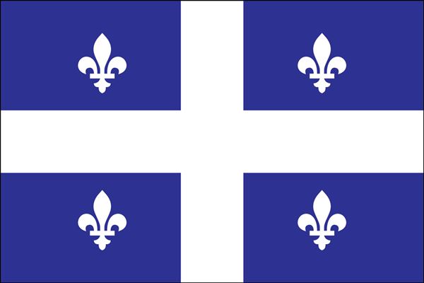 Quebec Provincial Flag