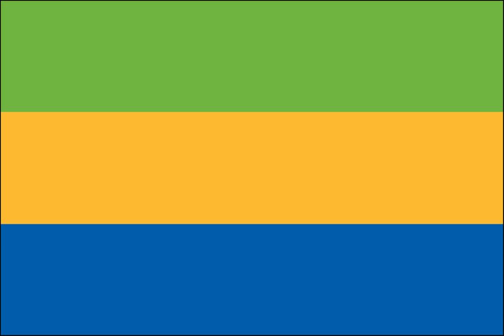 Gabon UN Flag