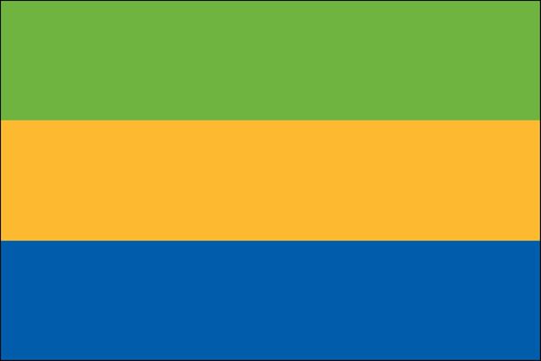 Gabon UN Flag