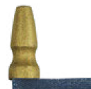 U.S. Lawn Flag 4" x 6" with Gold Spear (12 ct)