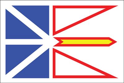New Foundland Provincial Flag-3x5 Nylon