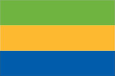 Gabon UN Flag