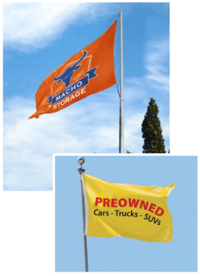 Monster Digital Print Nylon Flags