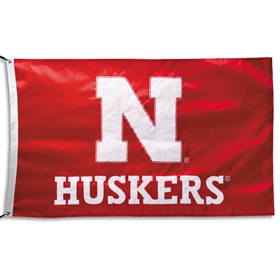 Husker Flag w/Letters