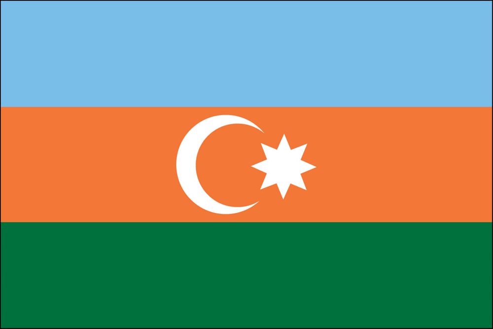 Azerbaijan  Nylon Flag