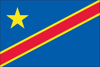 Congo Democratic Republic UN Flag