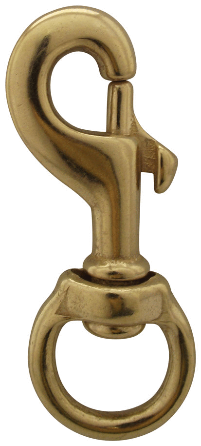 Brass Plated Swivel Snap