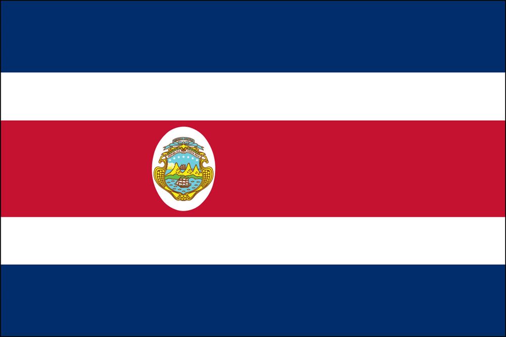 Costa Rica Nylon Flag