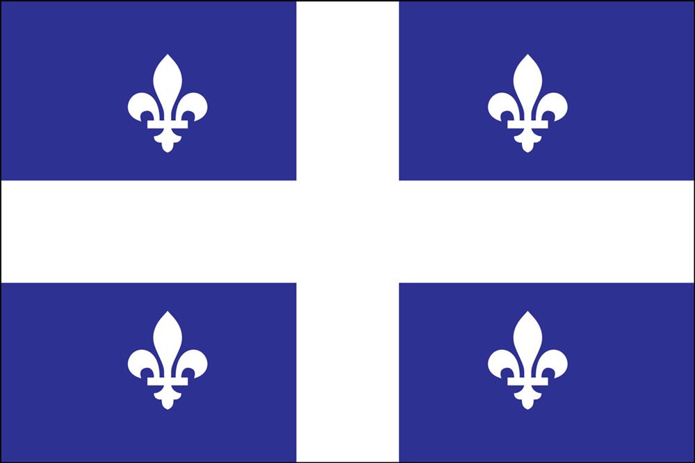 Quebec Provincial Flag
