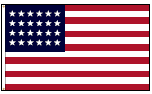 24-Star Historical U.S. Flag