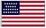 25-Star Historical U.S. Flag