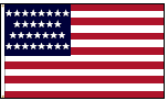 29-Star Historical U.S. Flag