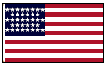 36-Star Historical U.S. Flag