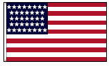37-Star Historical U.S. Flag
