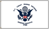 Armed Forces Retirement Flag - Coast Guard Retired