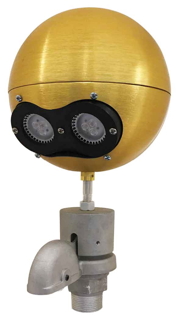 Flagpole Lighting - 3.5" Ext. Halyard BEACON PLUS - Heavy-Duty 8" Dia