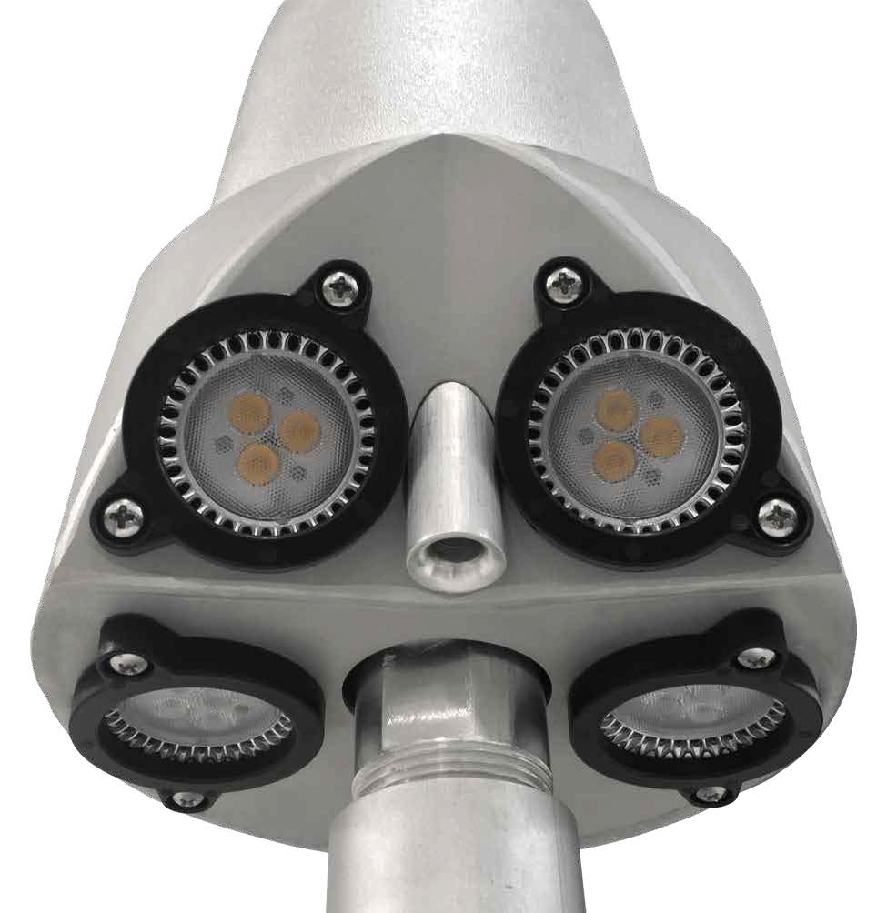 Flagpole Lighting - BEACON PLUS - 8" Dia.