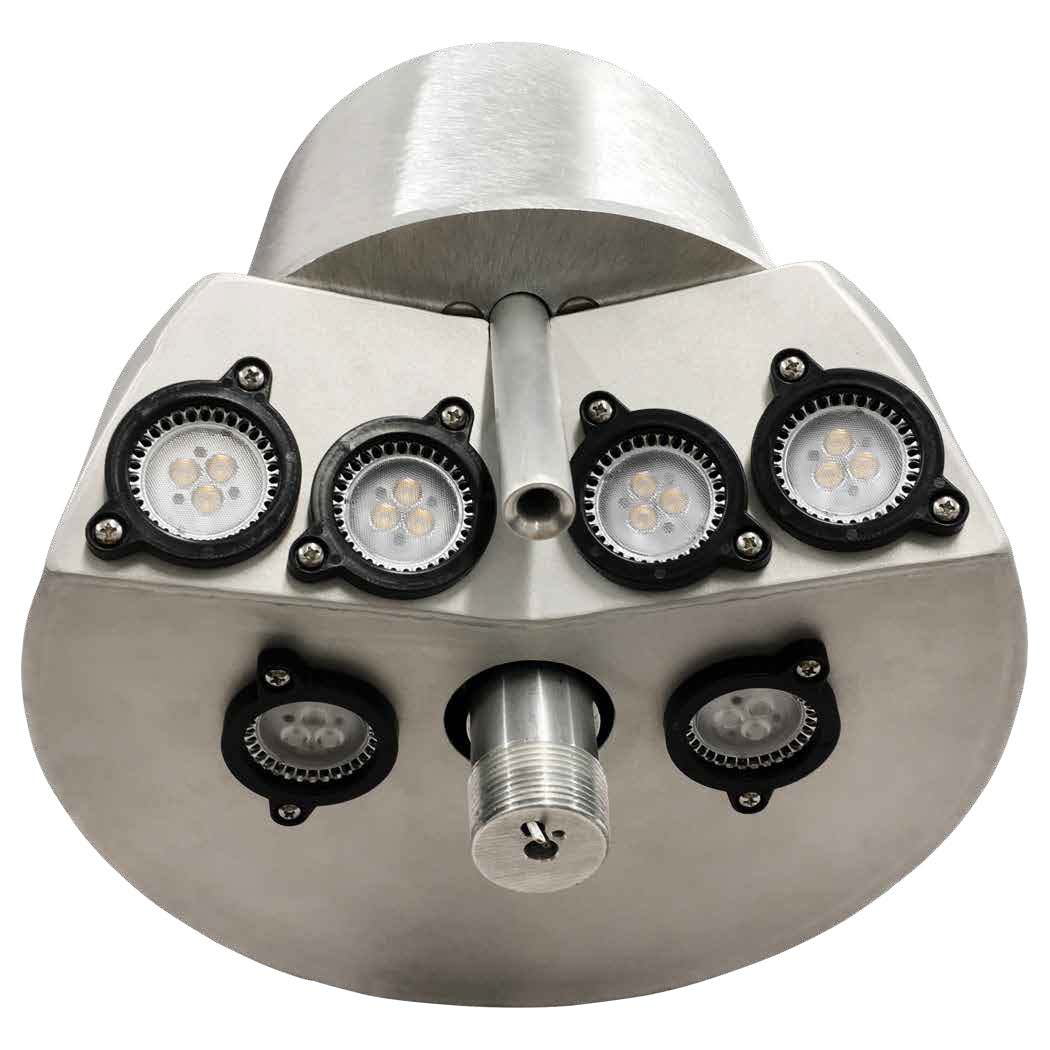 Flagpole Lighting - BEACON - Quad 8" Dia