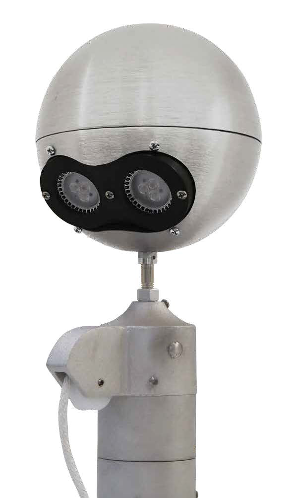 Flagpole Lighting - Internal Halyard Cam Cleat BEACON PLUS 8" Dia