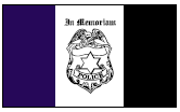 Civilian Service Flag - Police Mourning