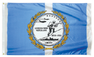 Outdoor Veterans Commemorative Flag - Korean War