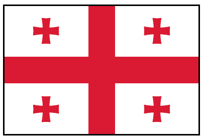 GEORGIA REPUBLIC (UN) Outdoor Flag
