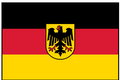GERMANY w/EAGLE Outdoor Flag