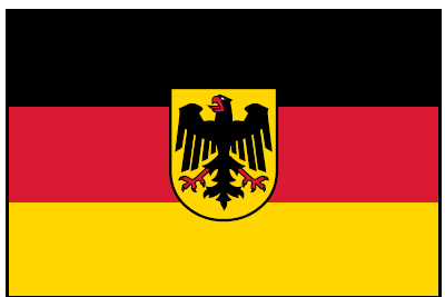 GERMANY w/EAGLE Outdoor Flag