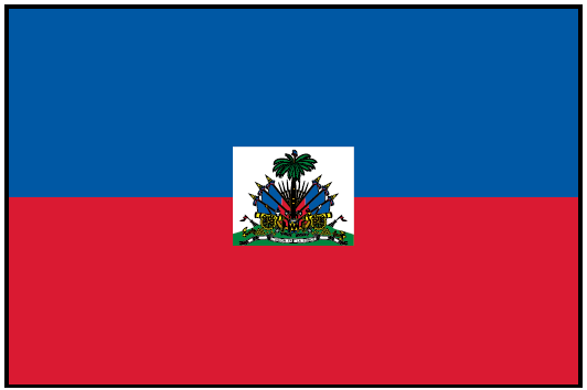 HAITI w/SEAL (UN/OAS) Outdoor Flag