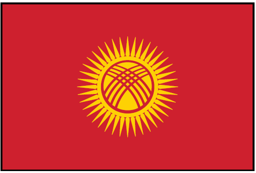 KYRGYZSTAN (UN) Outdoor Flag