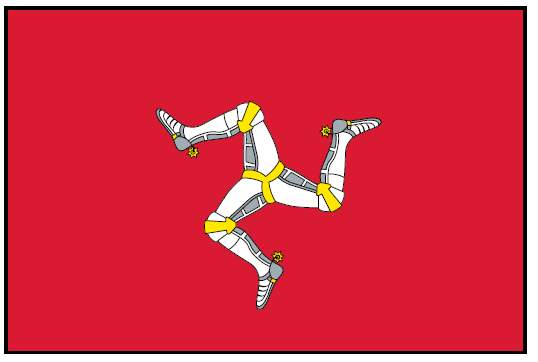 ISLE OF MAN Outdoor Flag