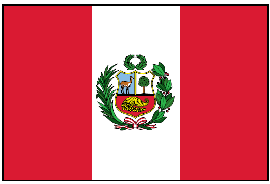 PERU w/SEAL (UN/OAS) Outdoor Flag