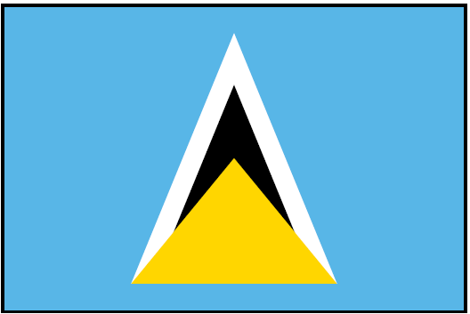 ST. LUCIA (UN/OAS) Outdoor Flag