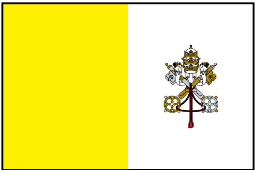 VATICAN CITY (PAPAL) Outdoor Flag