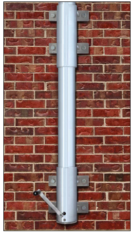 Vertical Internal Winch Flagpoles
