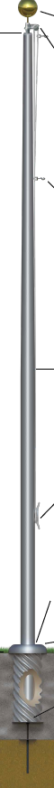 Continental Series Flagpoles