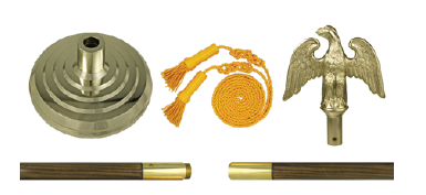 Indoor Mounting Set (No Flag) - With Eagle