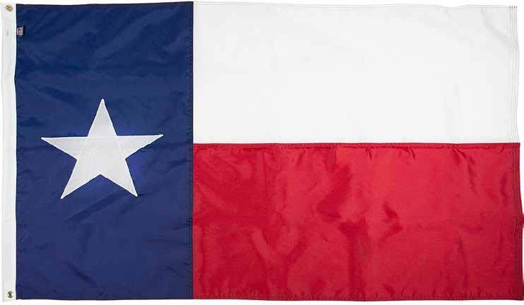 Texas Flag - Fully Sewn Outdoor Poly-Max
