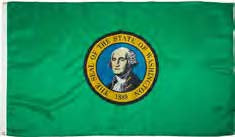 WASHINGTON Outdoor Flag