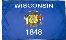 WISCONSIN Outdoor Flag