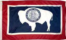 WYOMING Outdoor Flag