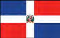 DOMINICAN REPUBLIC w/SEAL (UN/OAS) Outdoor Flag